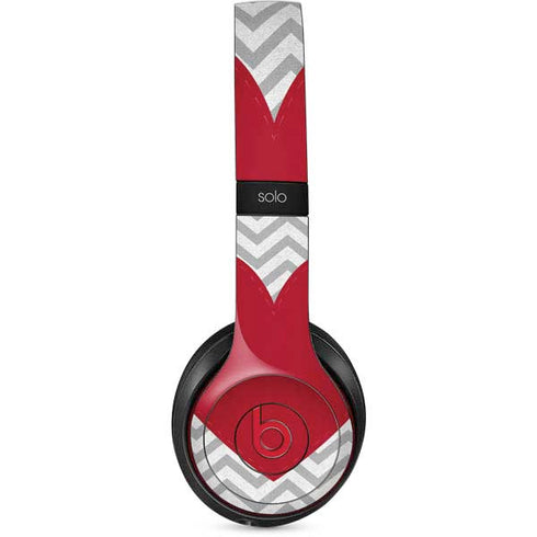 Chevron Heart Beats Solo 2 Wireless Skin